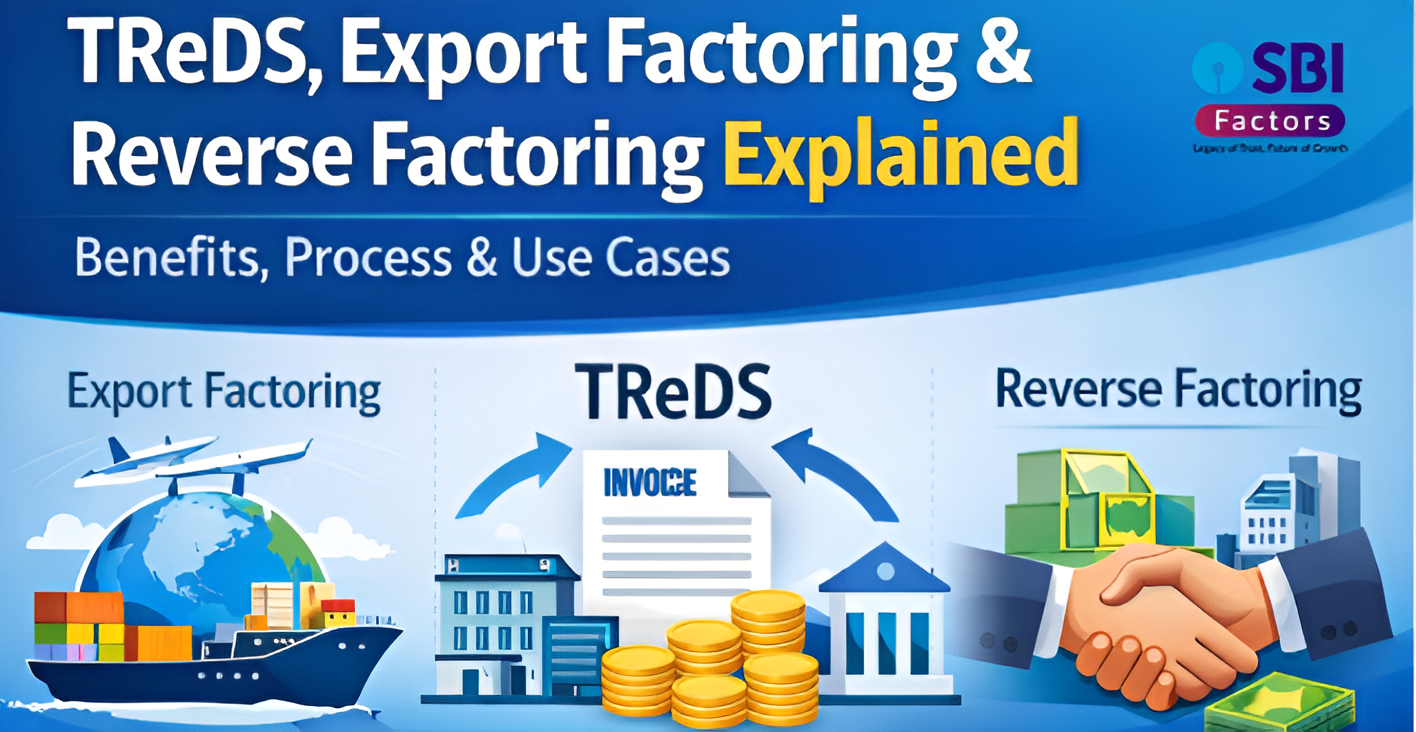 TReDS, Export Factoring & Reverse Factoring Explained: Benefits, Process & Use Cases