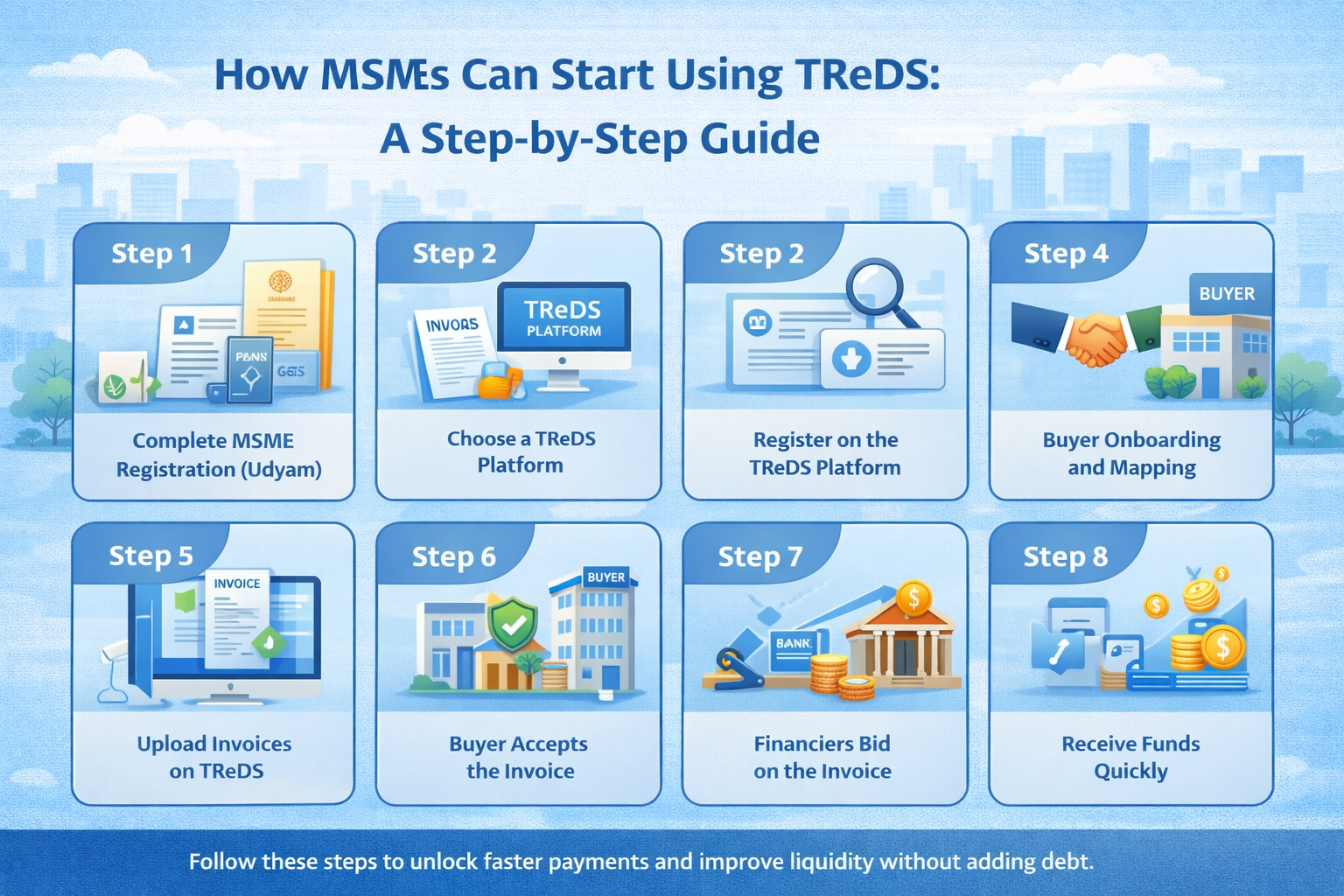 Step-by-Step Guide: How MSMEs Can Start Using TReDS Platforms